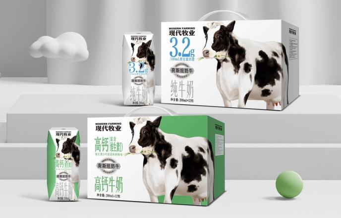 现代牧业品牌焕新：好牛自然产好奶，引领牛奶消费新趋势
